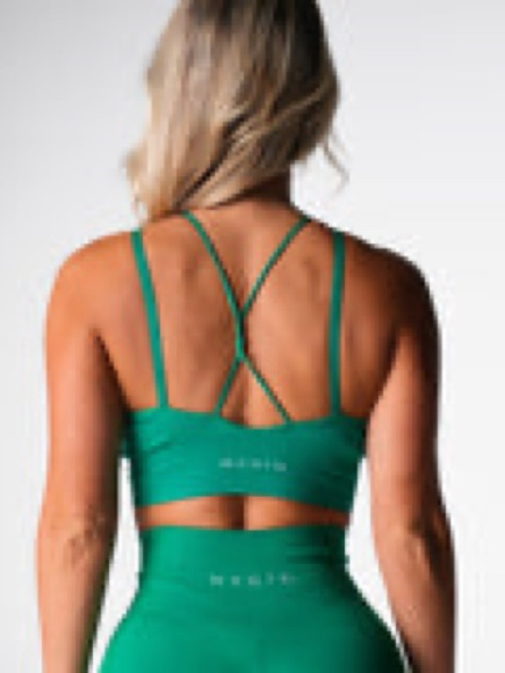 NVGTN Holly Green Strive Seamless Bra, Small